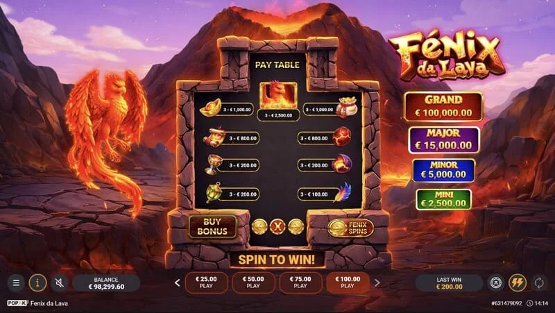Fenix da Lava - boinn á mbailiú ag bailitheoir i mód Respins